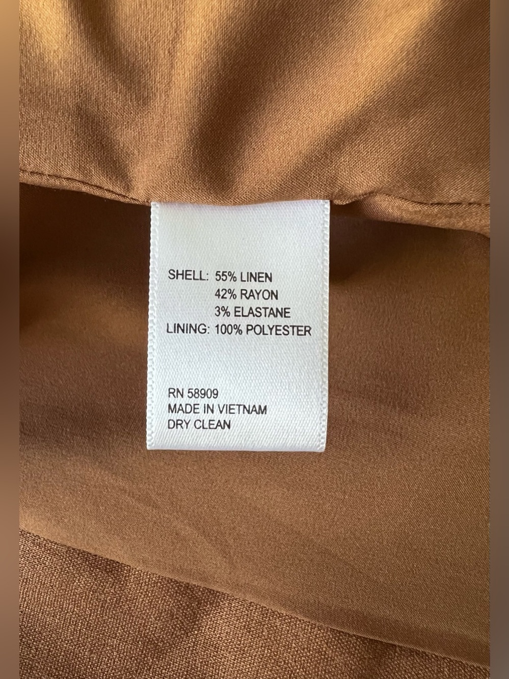 NWT Antonio Melani x M.G. Style Jen Maxi Dress Size 10 Walnut Linen Blend - Picture 11 of 13